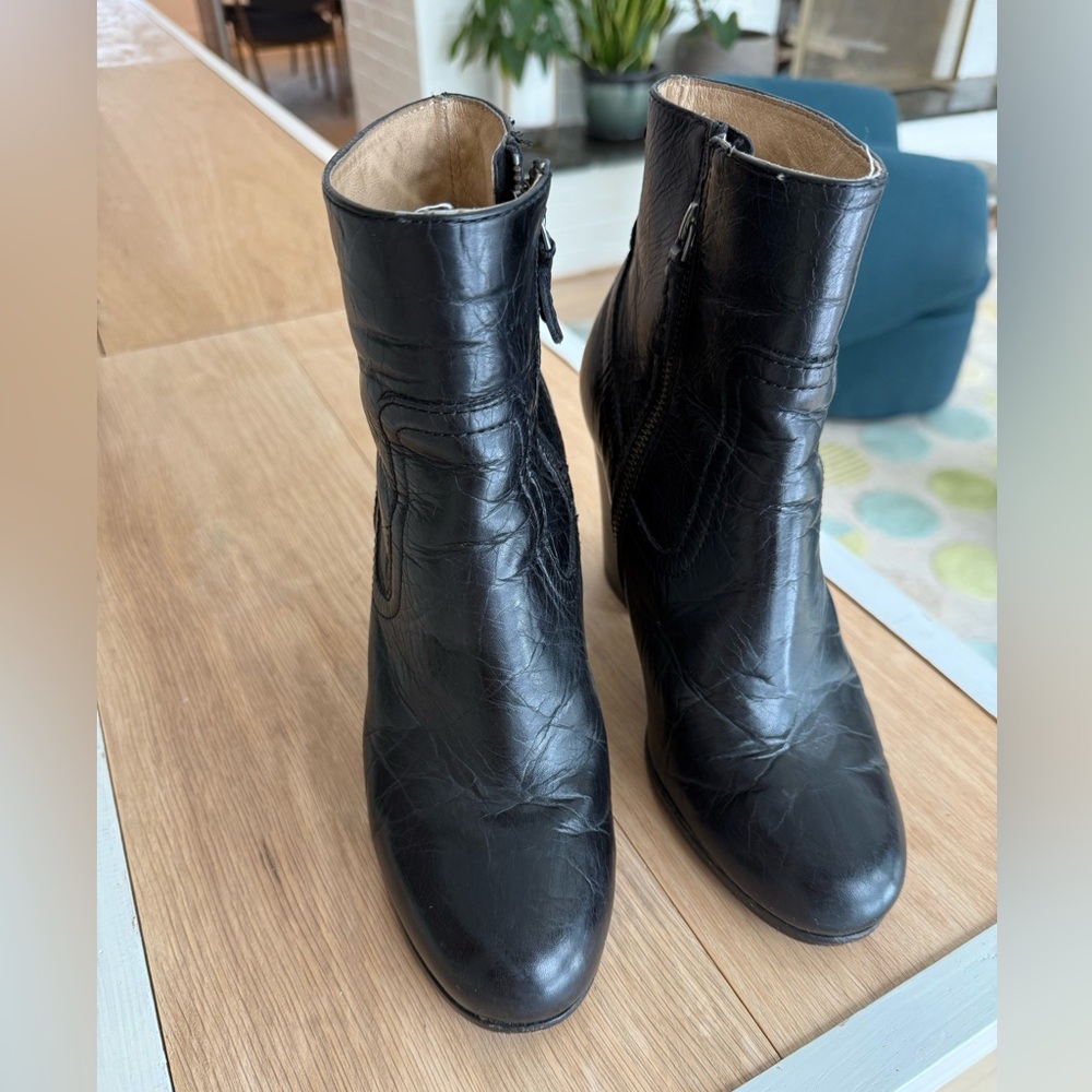 Frye black ankle boots US size 9.5